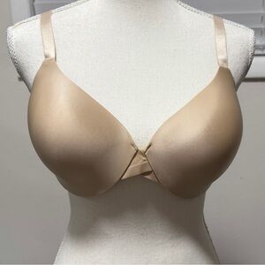 Vanity Fair Light Tan, lightly padded, full coverage T-Shirt Bra Size 36D